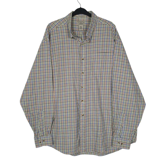 Mens Green L.L.Bean  Long Sleeve Shirt