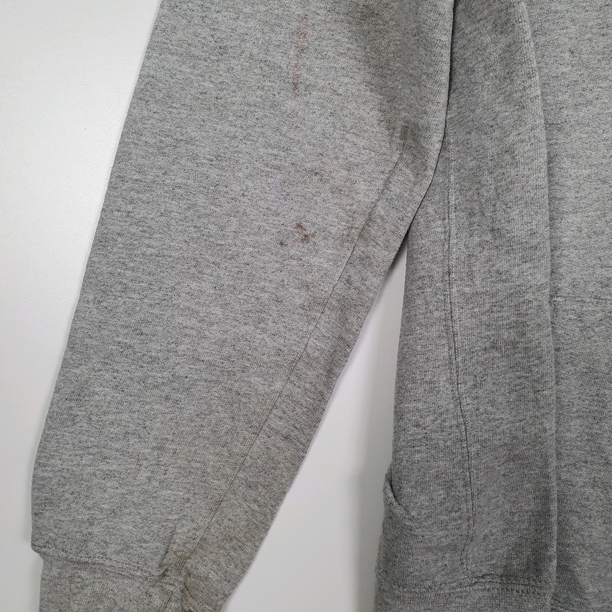 Womens Grey Champion Hoodie Full Zip Jumper