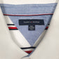 Mens White Tommy Hilfiger  Crewneck Polo Shirt
