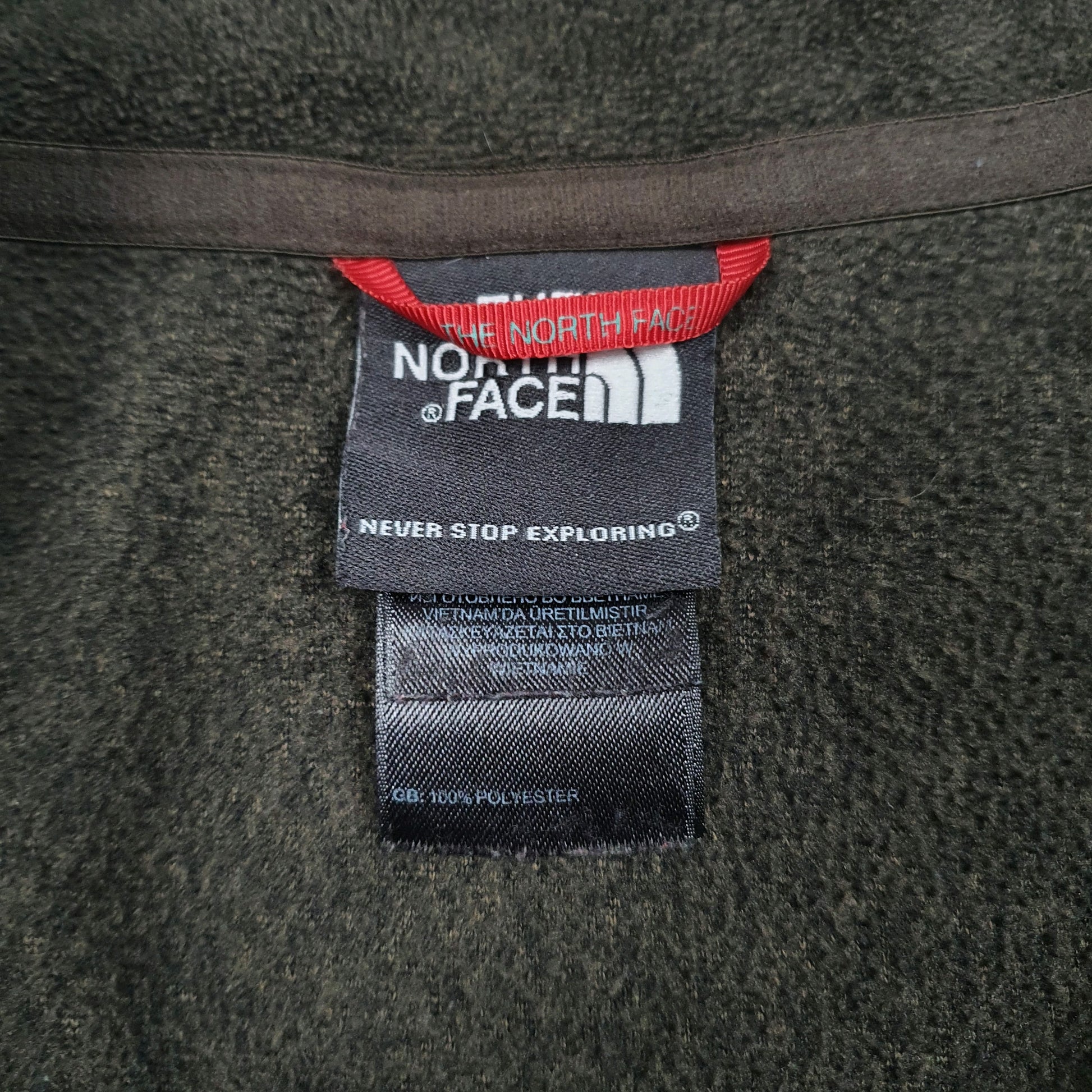 Mens Brown The North Face  Quarter Zip Jumper
