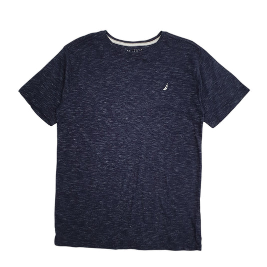 Mens Navy Nautica  Short Sleeve T Shirt