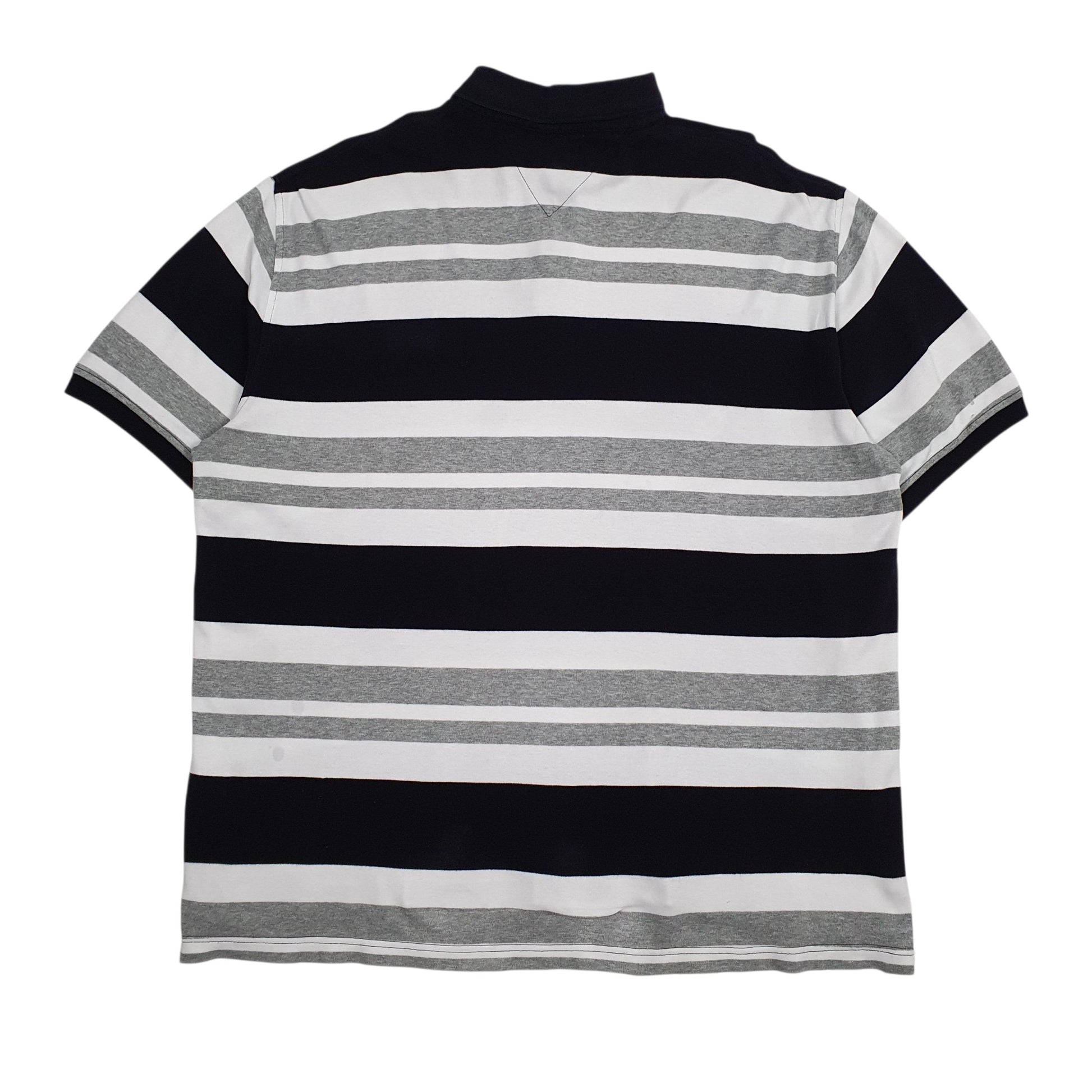 Mens Grey Tommy Hilfiger  Crewneck Polo Shirt