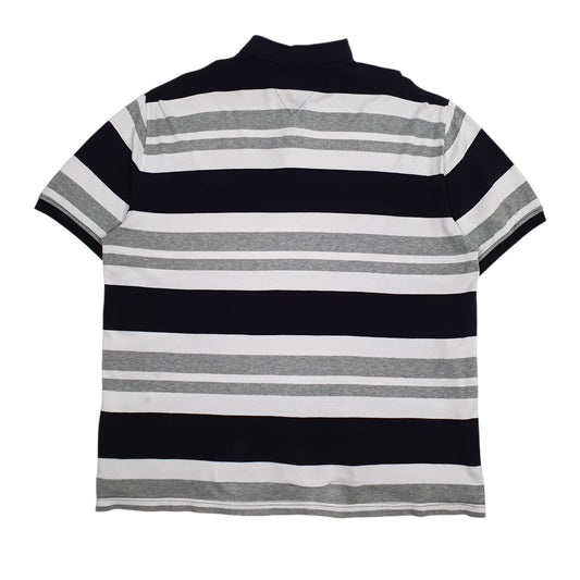 Mens Grey Tommy Hilfiger  Crewneck Polo Shirt