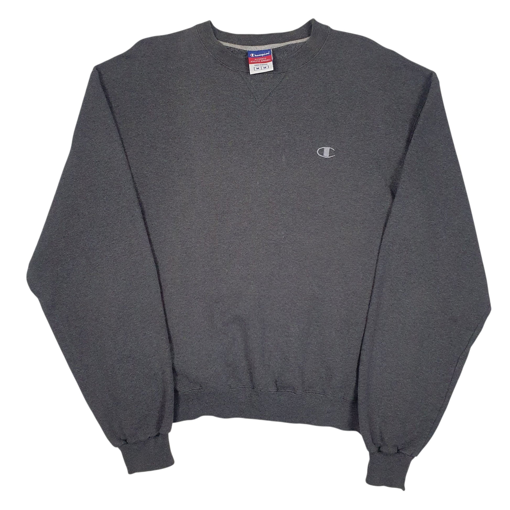 Mens Grey Champion  Crewneck Jumper
