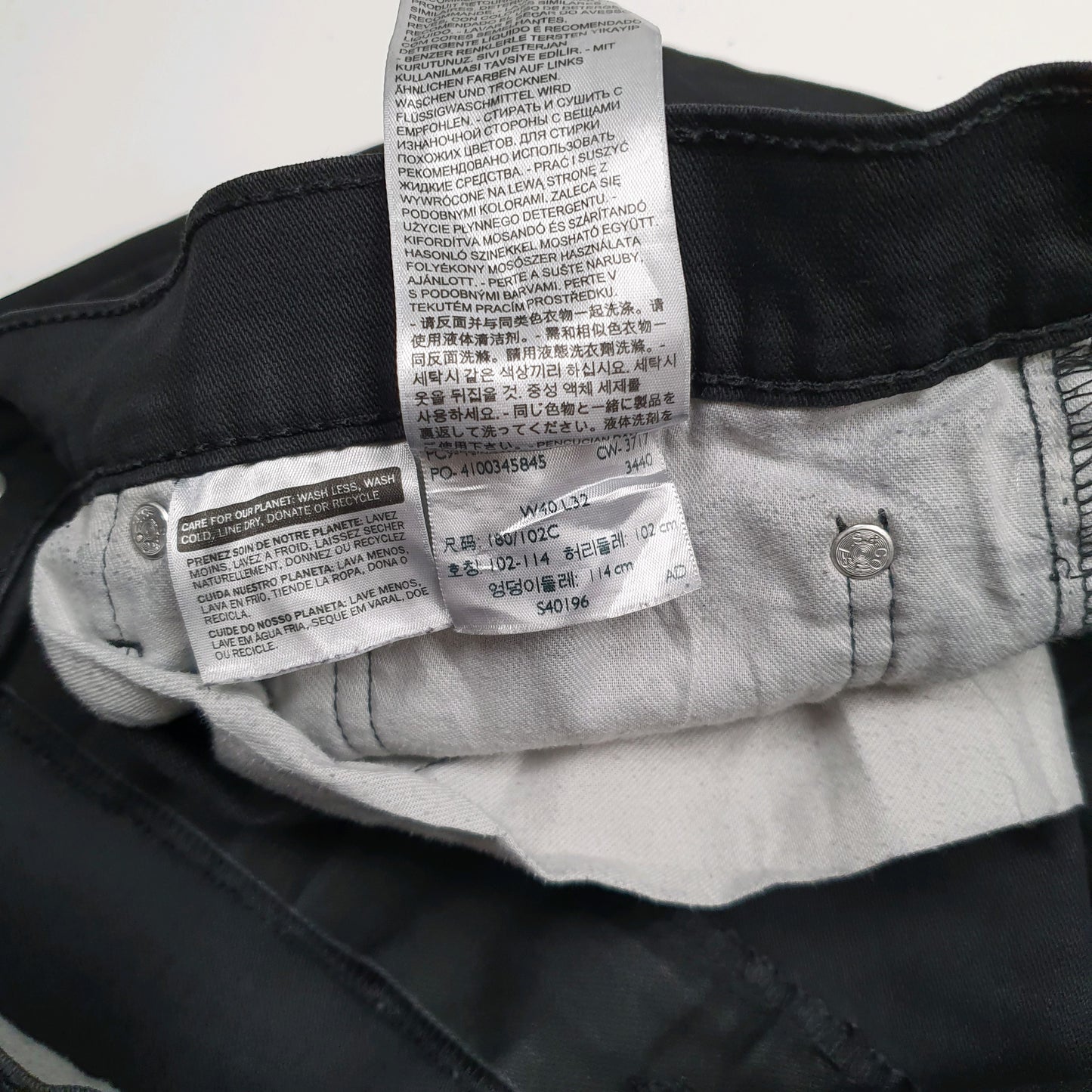 Mens Black Levis   Jeans