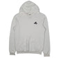 Mens White Adidas  Hoodie Jumper