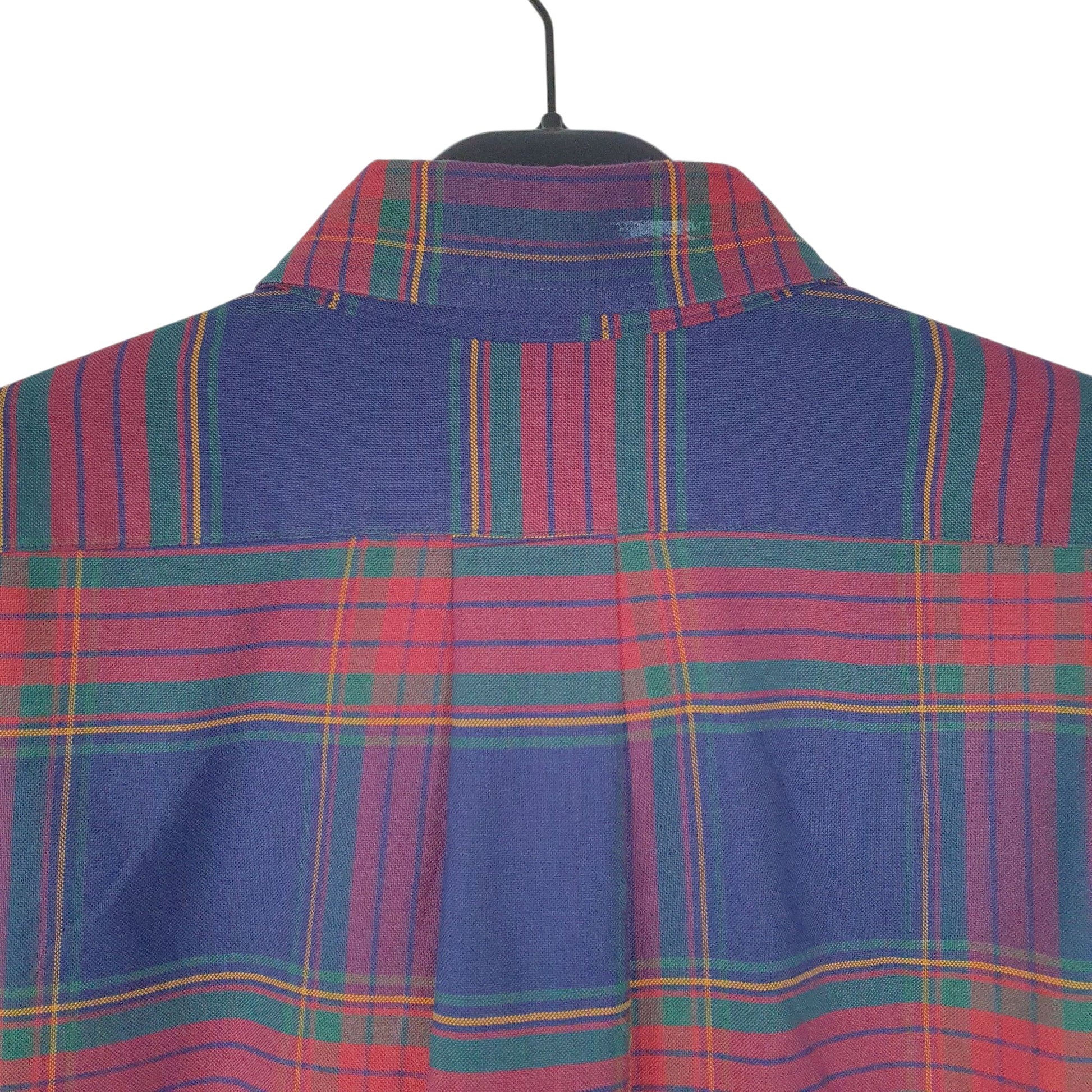 Mens Navy L.L.Bean Vintage 90s Made In USA  Shirt