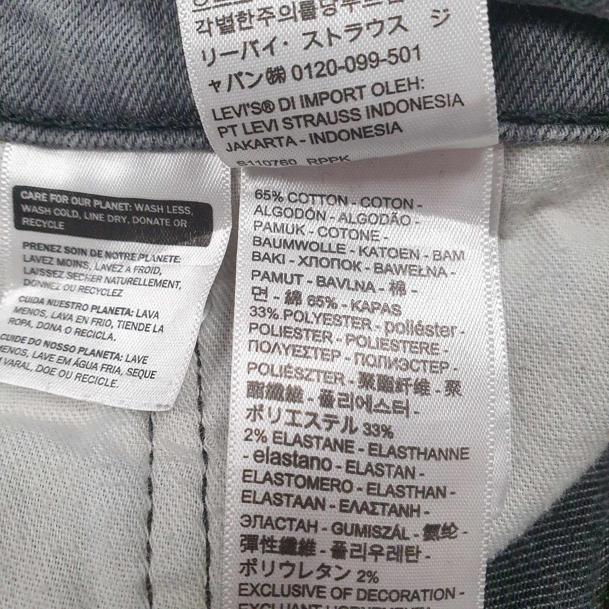 Mens Grey Levis   Jeans