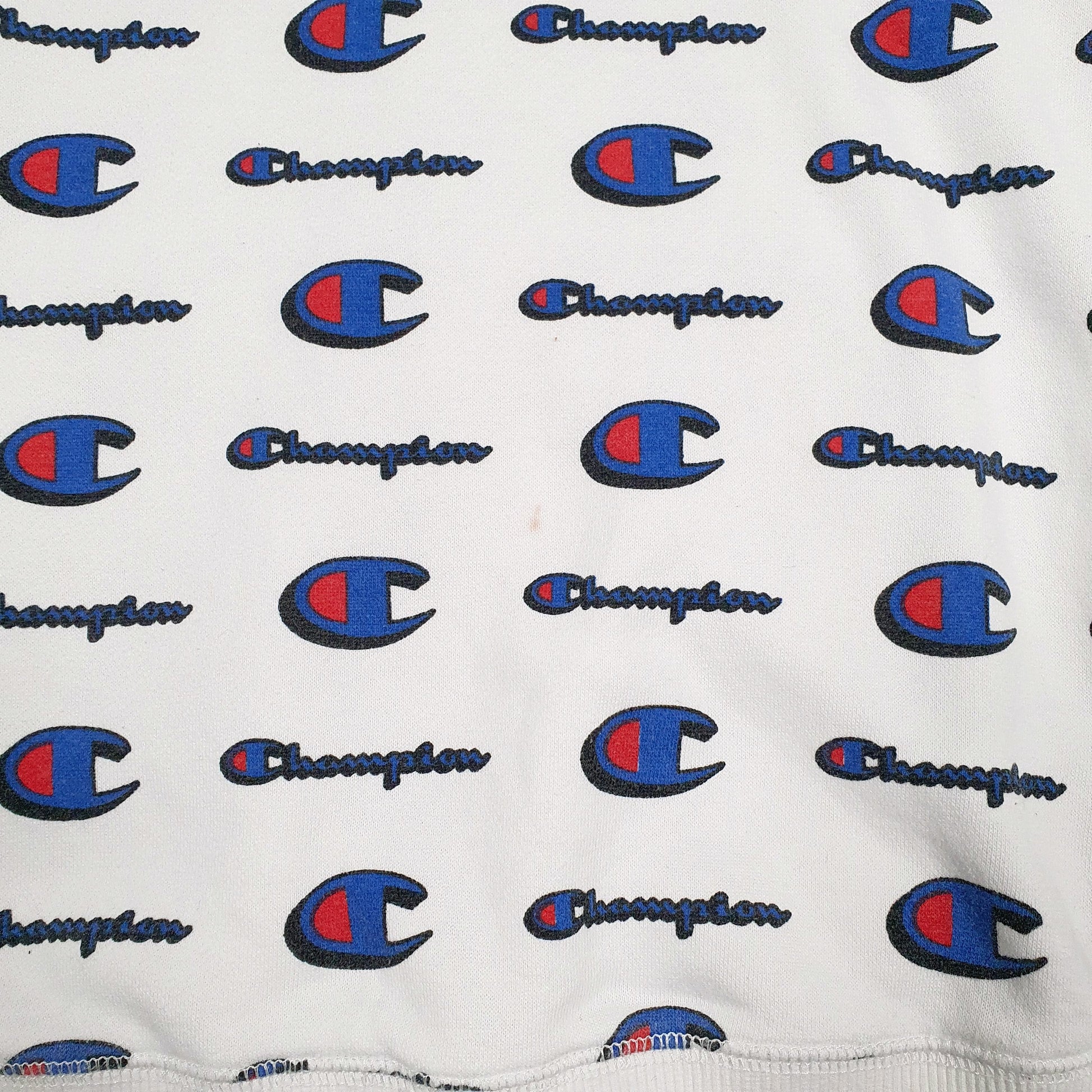 Womens White Champion Athleticwear Hoodie Jumper