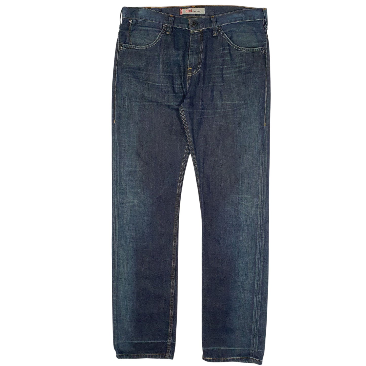 Mens Blue Levis  504 JeansW34 L34
