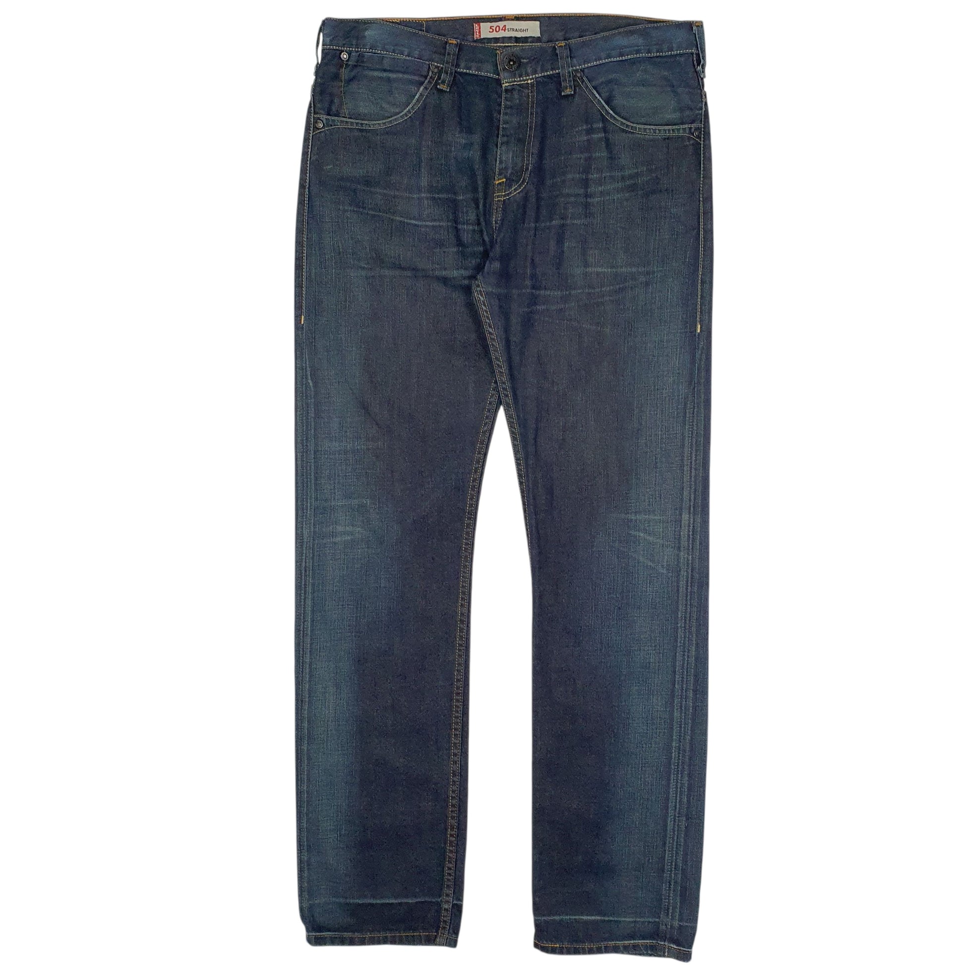 Mens Blue Levis  504 JeansW34 L34