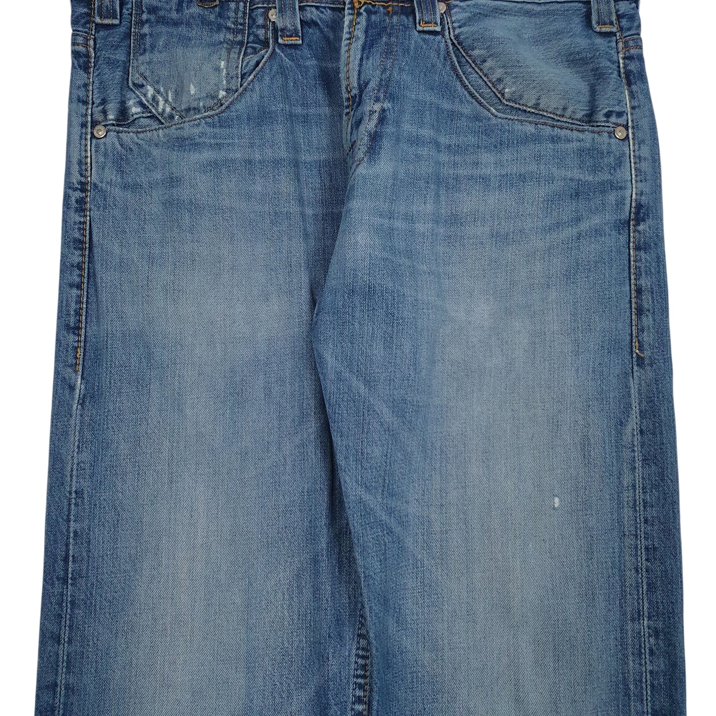 Mens Blue Levis Distressed  Jeans