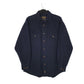 Mens Navy Woolrich Thick Chamois Long Sleeve Shirt