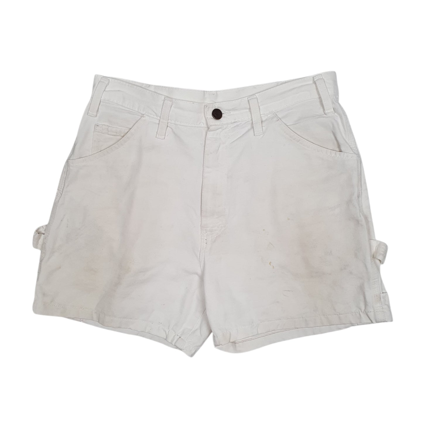 Mens White Dickies Vintage 90s Carpenter Shorts