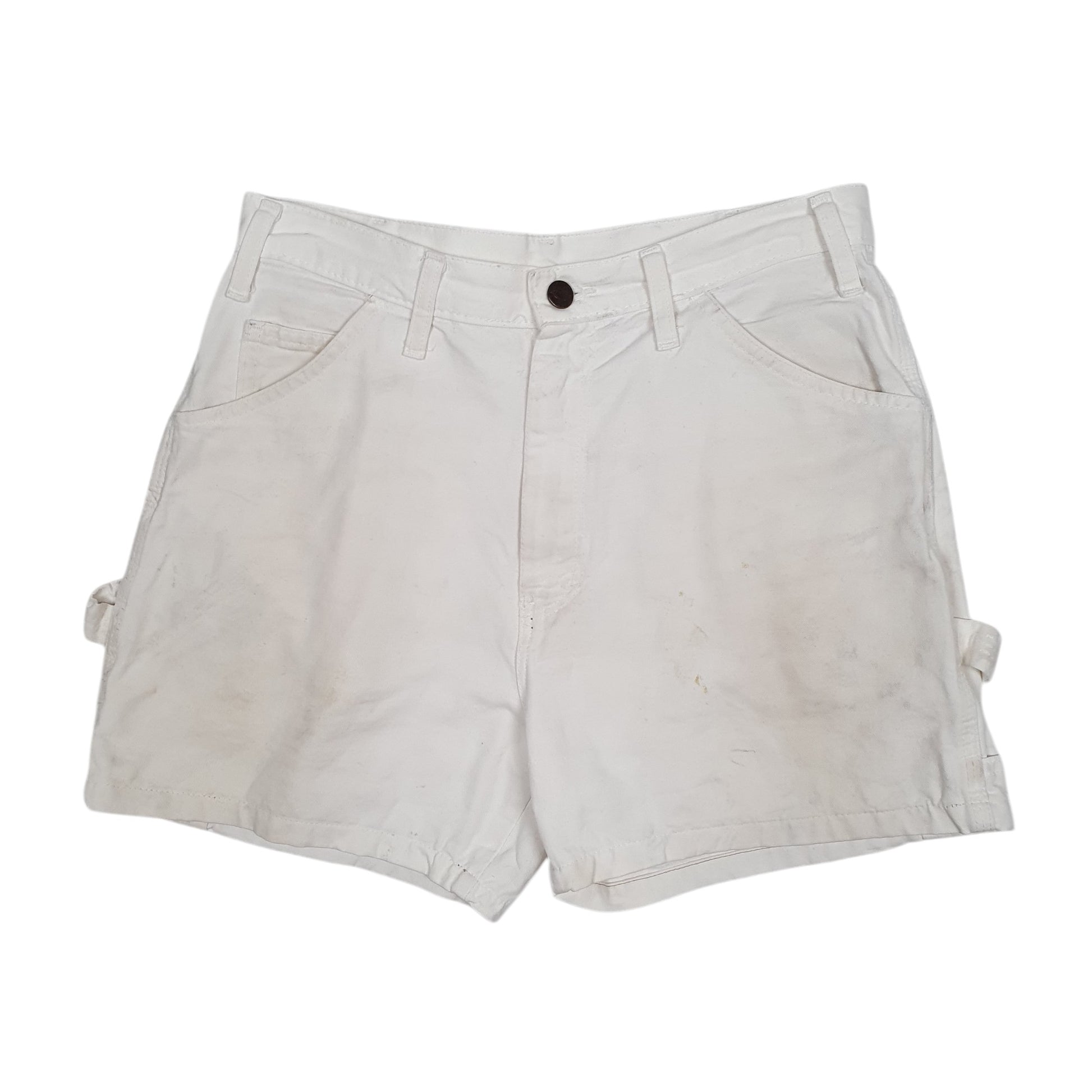 Mens White Dickies Vintage 90s Carpenter Shorts