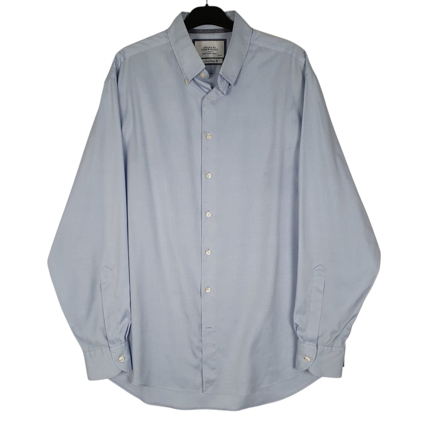 Mens Blue Cooke Street  Long Sleeve Shirt