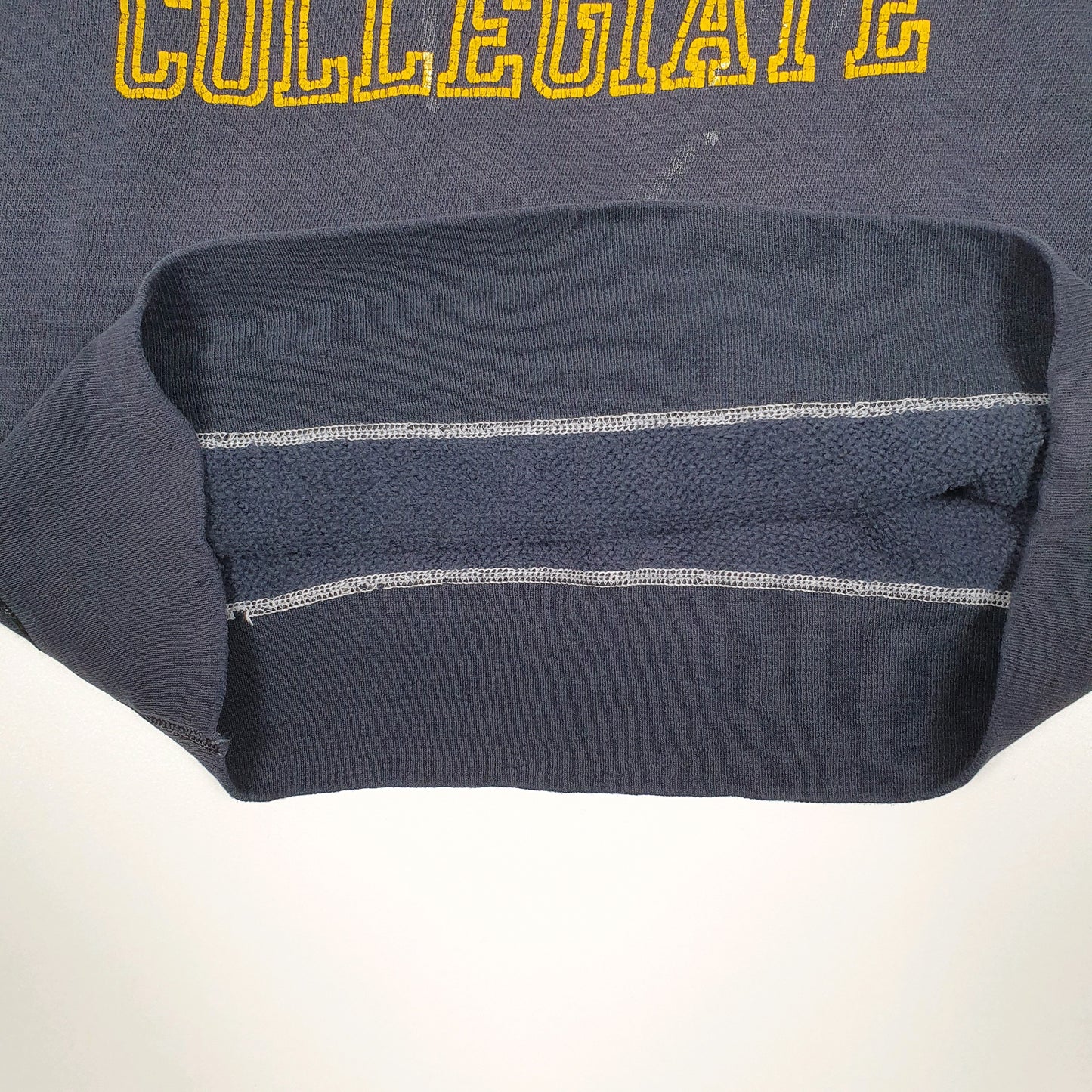 Mens Navy Unbranded Vintage 1950s 60s Alderwood Collegiate Canada Crewneck Jumper