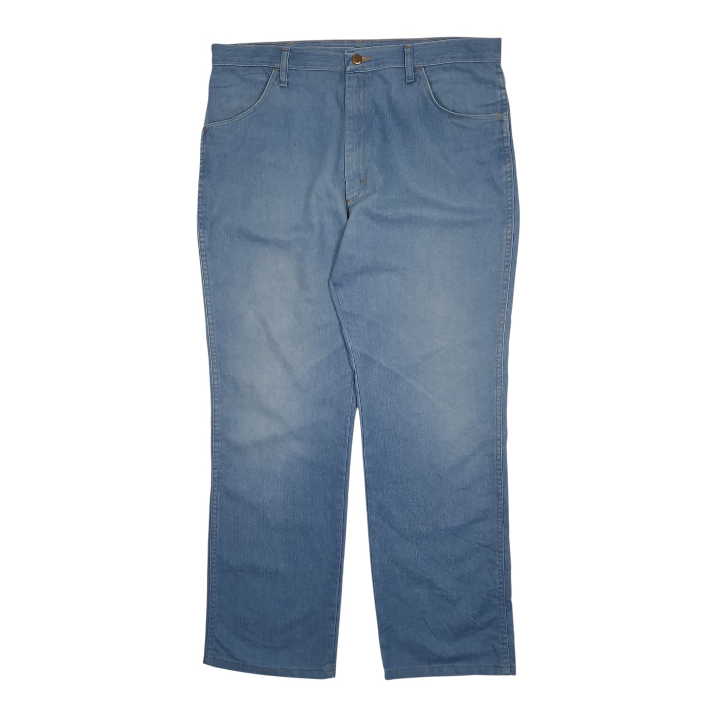 Mens Blue Wrangler Lightweight Casual JeansW38 L32