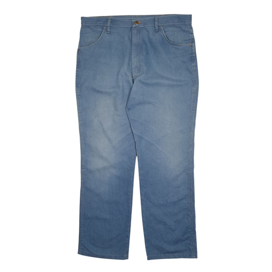 Mens Blue Wrangler Lightweight Casual JeansW38 L32