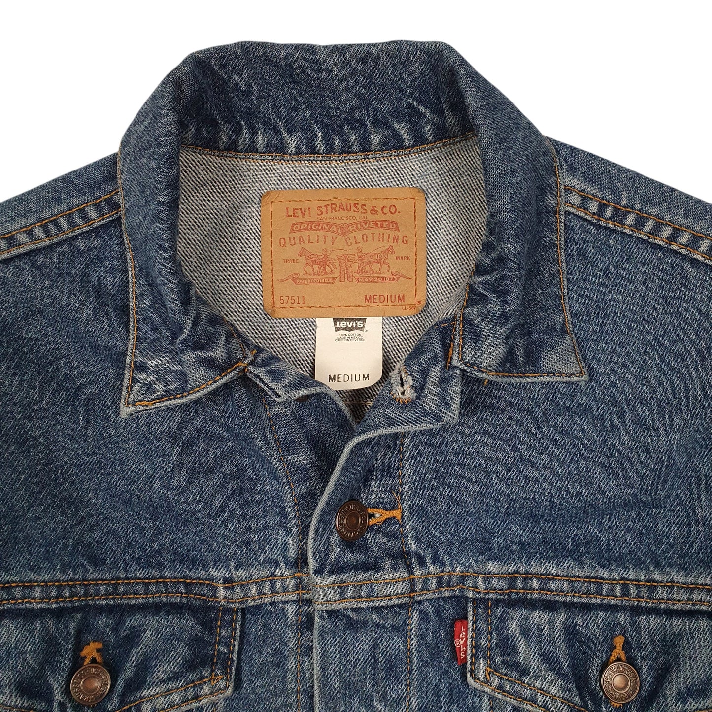 Womens Blue Levis Vintage 90s  Coat