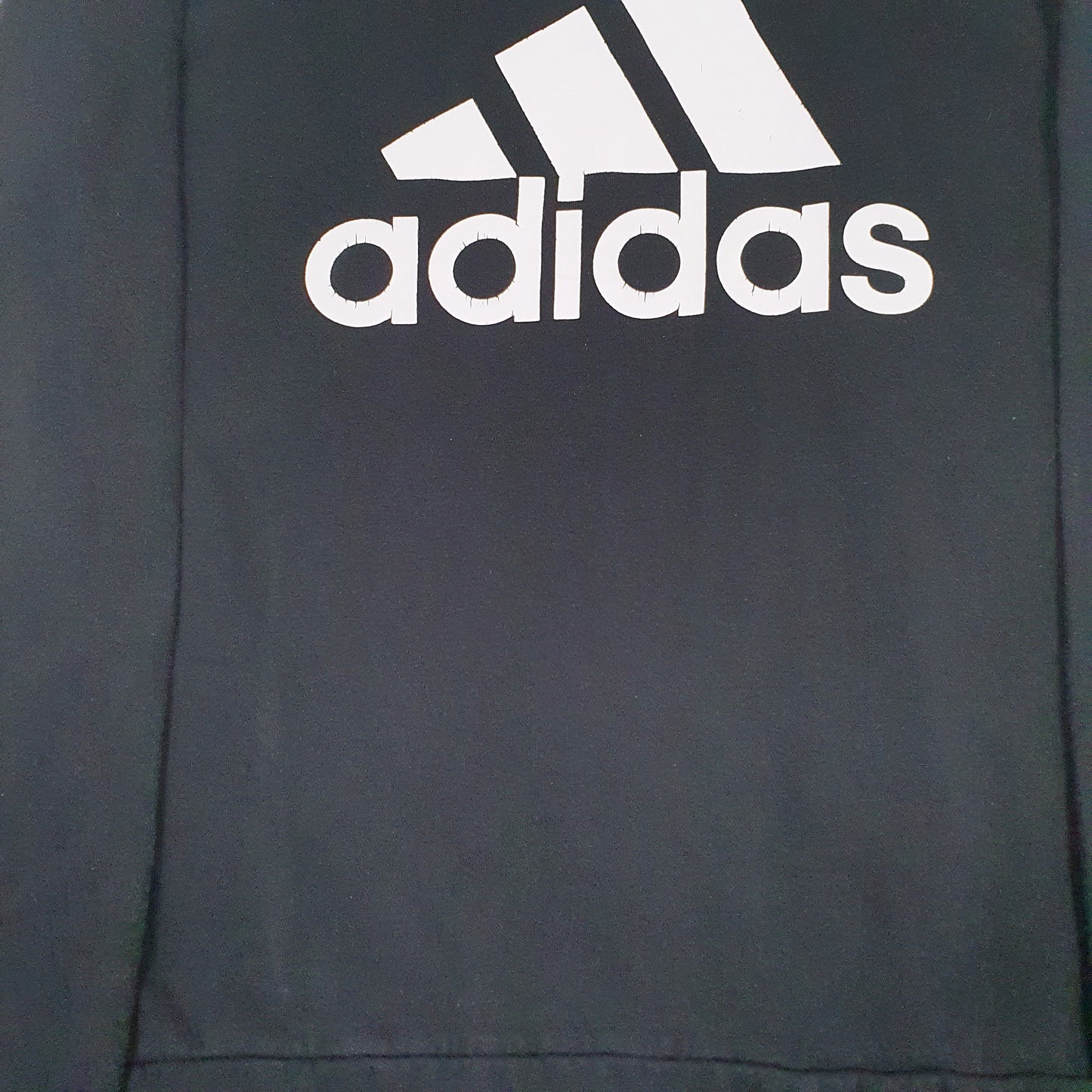 Mens Black Adidas Golf Spellout Crewneck Jumper