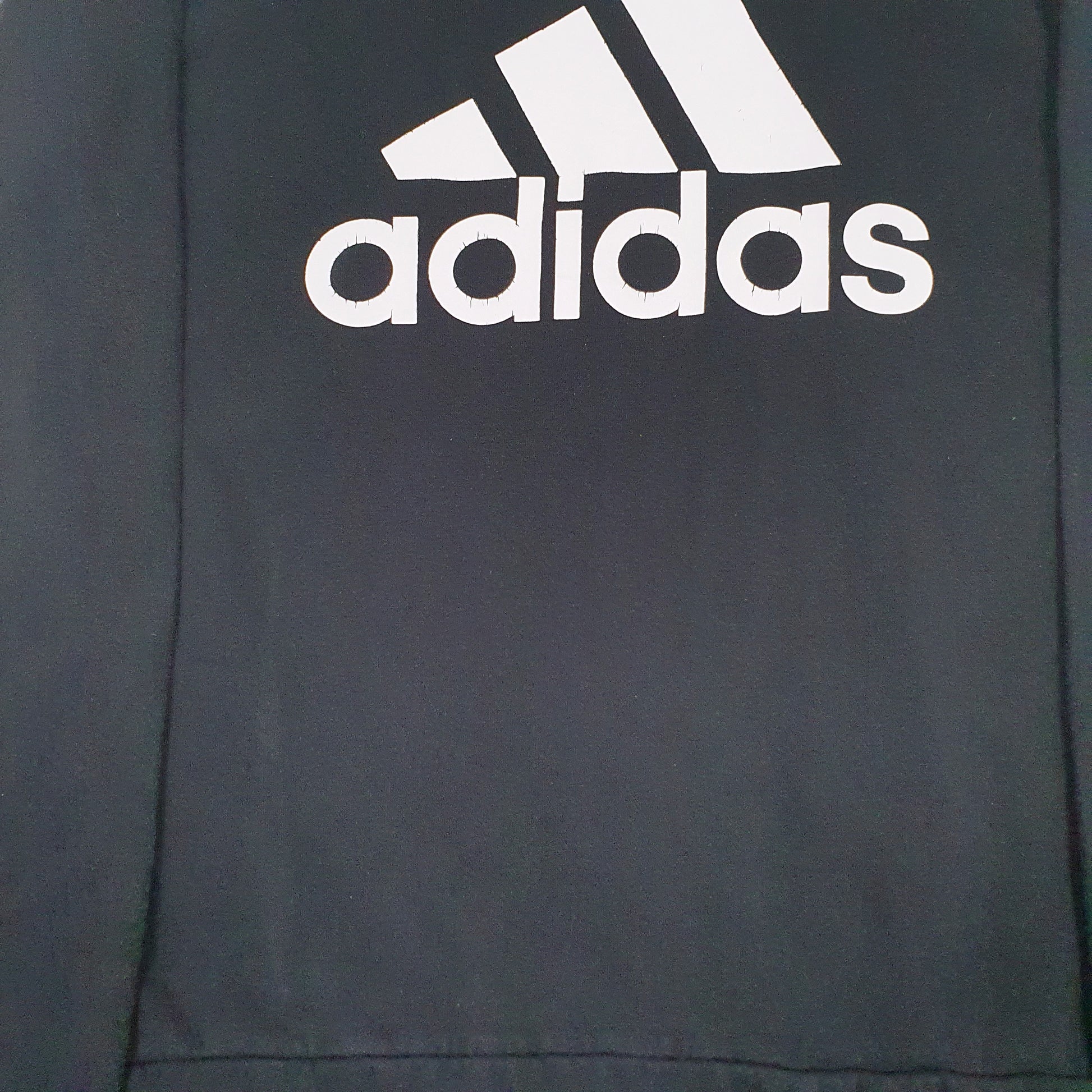 Mens Black Adidas Golf Spellout Crewneck Jumper