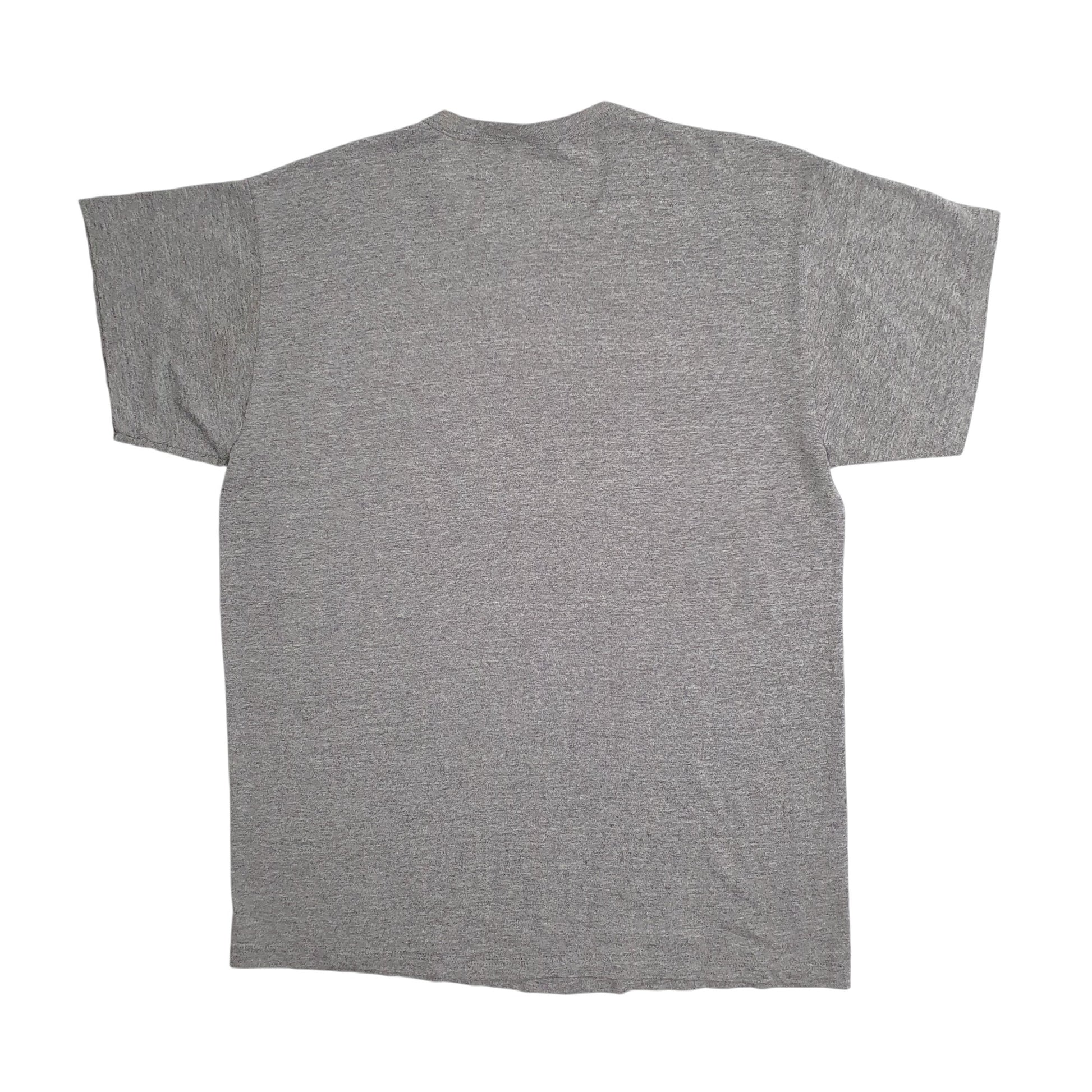 Mens Grey Russell Athletic Single Stitch Vintage 90s Manty  T Shirt