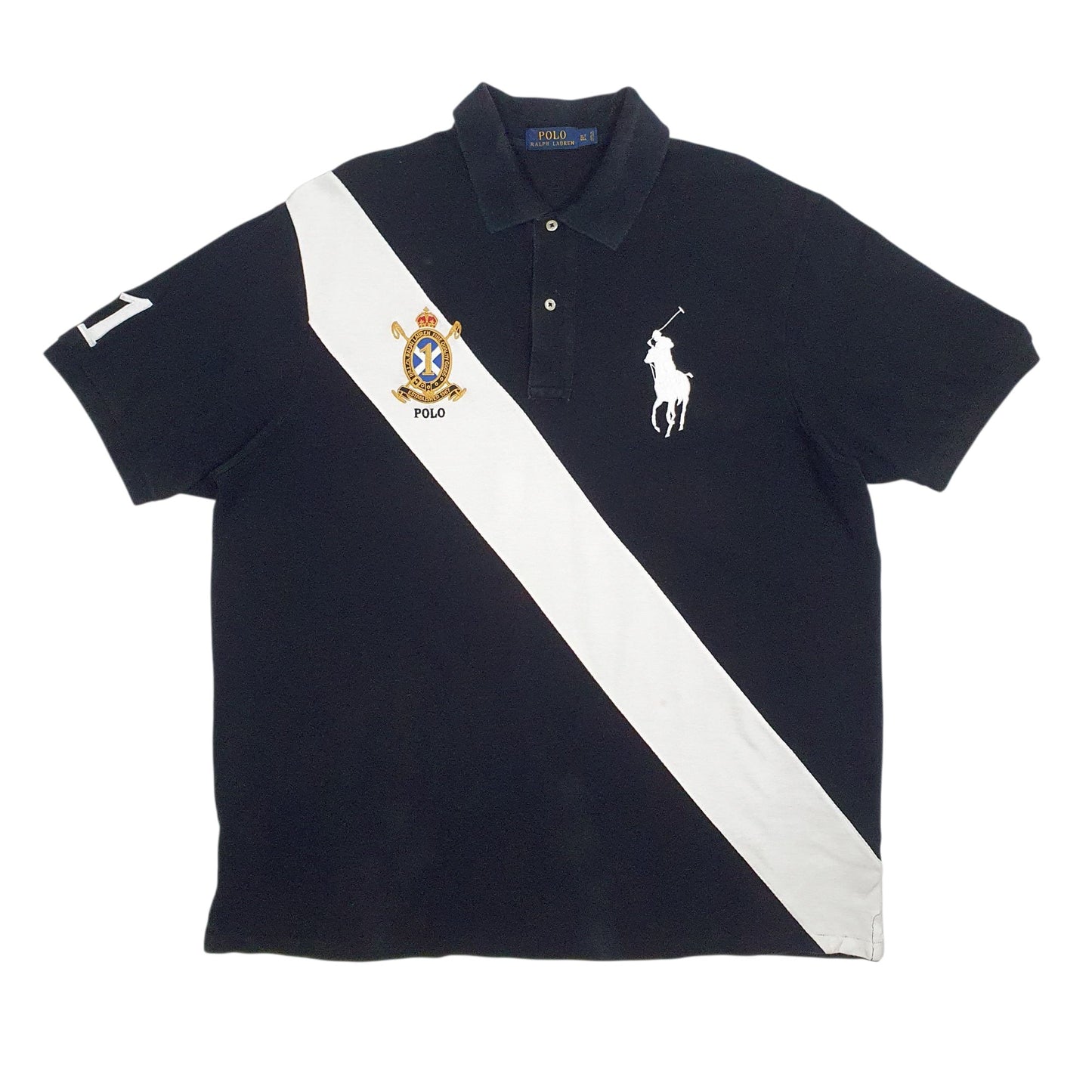 Mens Black Polo Ralph Lauren  Short Sleeve Polo Shirt
