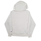 Mens White Champion Reverse Weave Hoodie Jumper