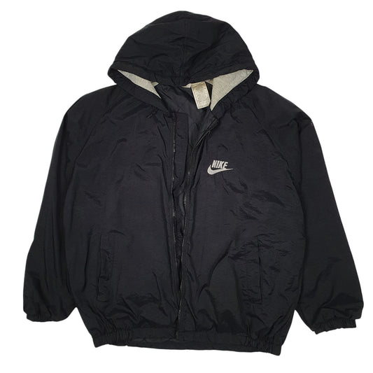 Mens Black Nike Vintage 90s  Coat