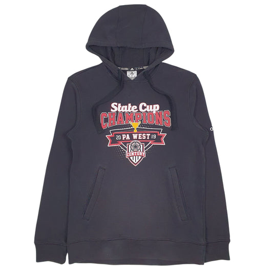 Mens Black Adidas  Hoodie Jumper