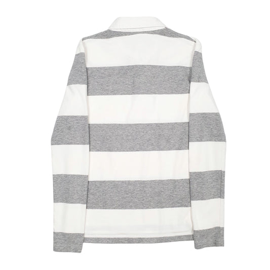 Mens White J Crew  V Neck Polo Shirt