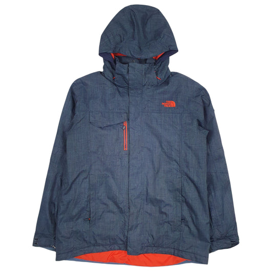 Mens Blue The North Face Hyvent Hoodie Coat