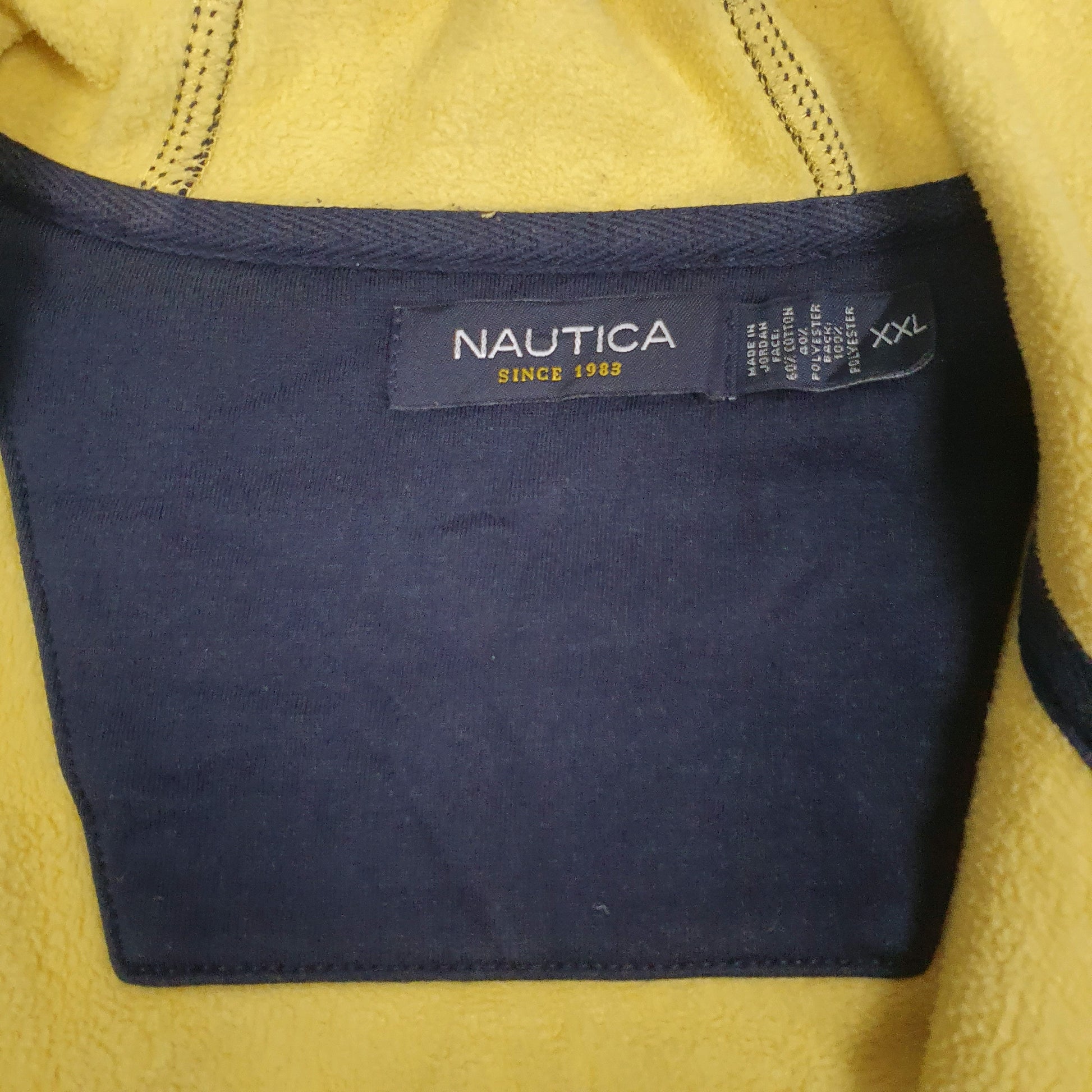 Mens Navy Nautica  Full Zip Jumper