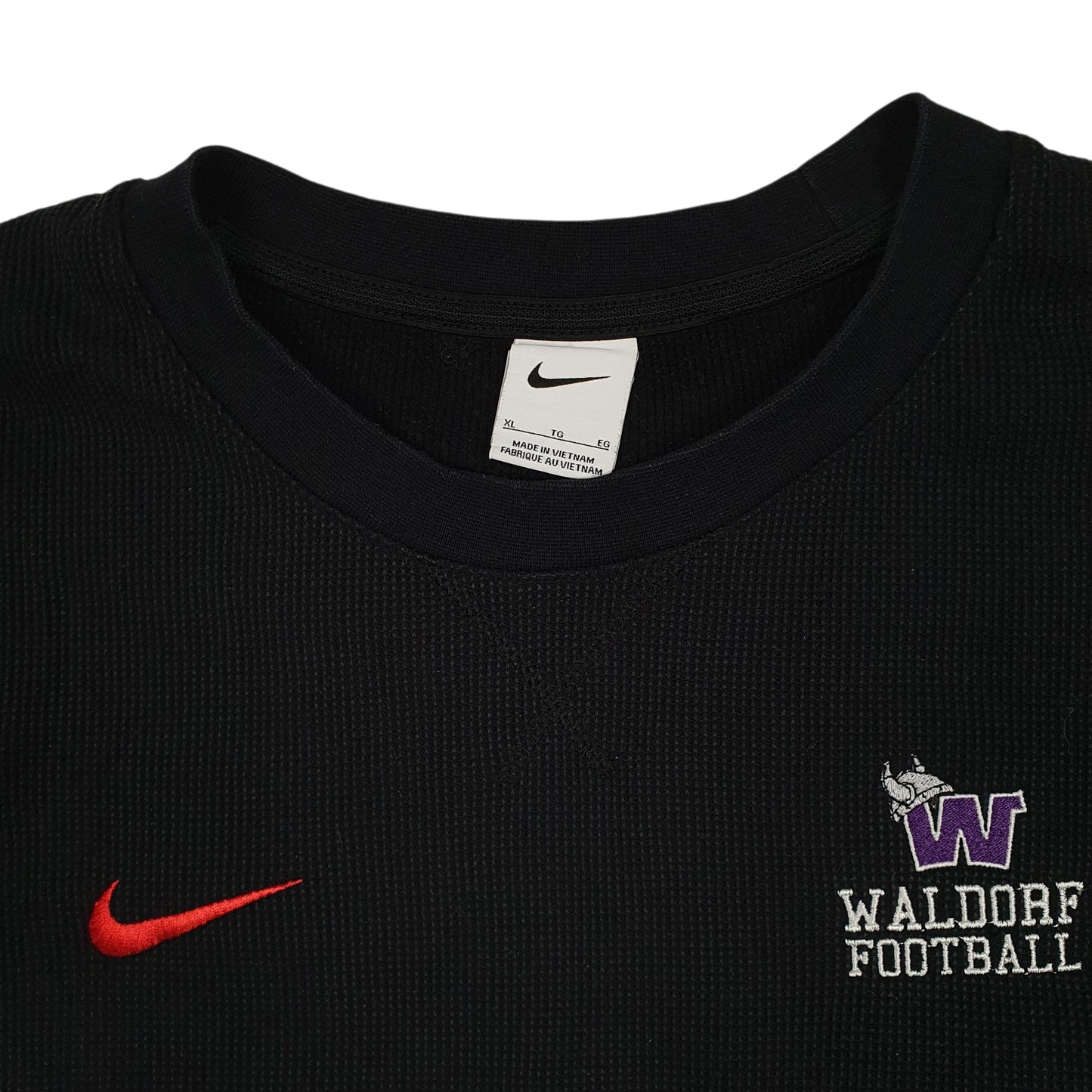 Mens Black Nike Walford Football Crewneck Jumper