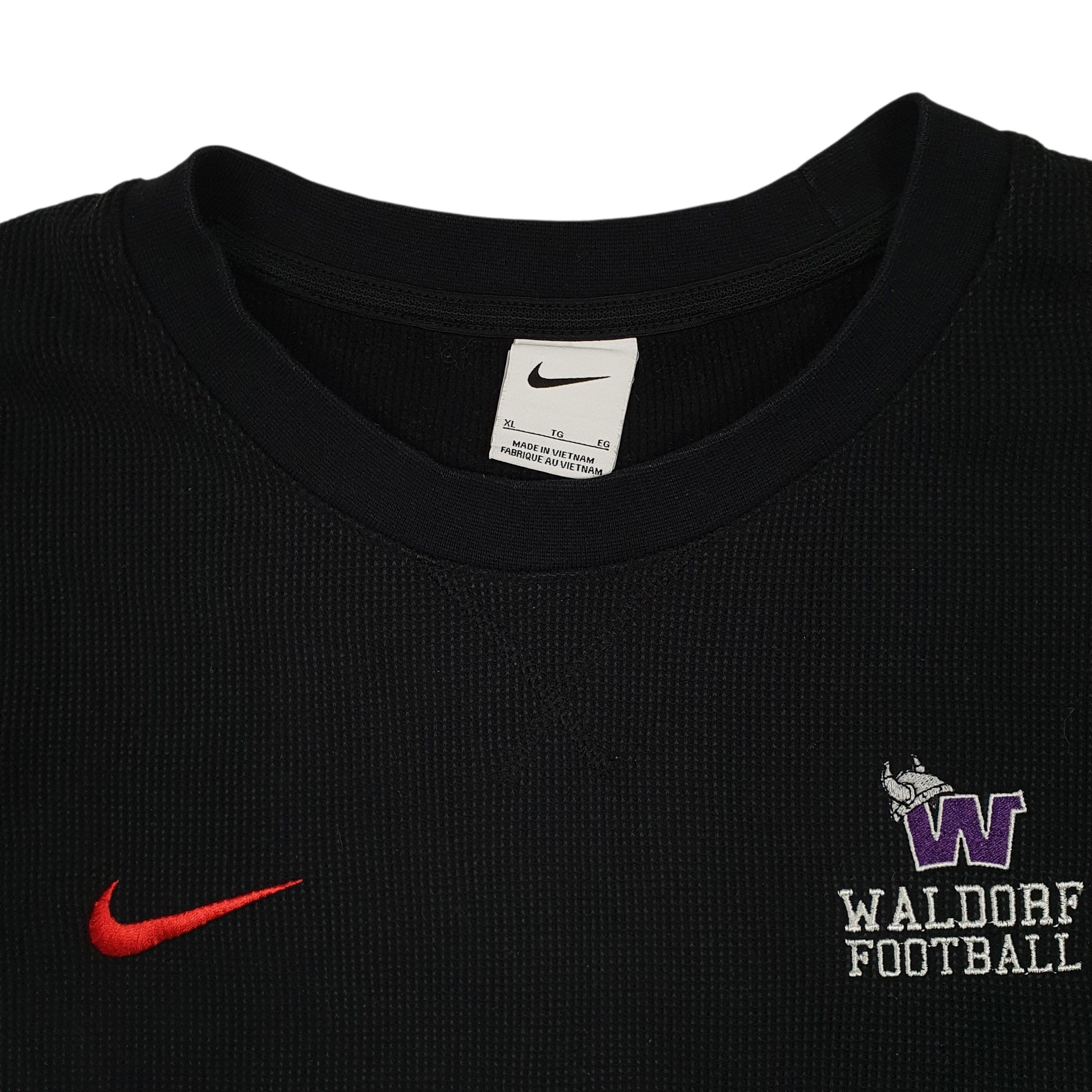 Mens Black Nike Walford Football Crewneck Jumper