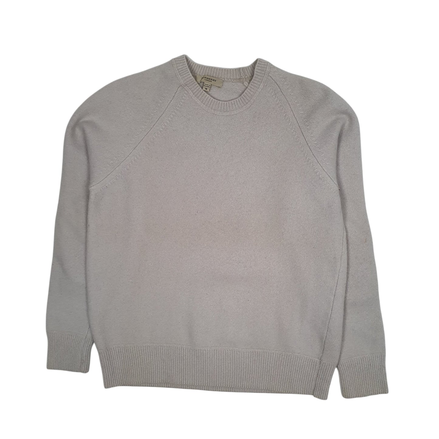 Womens Grey Burberry  Crewneck Jumper