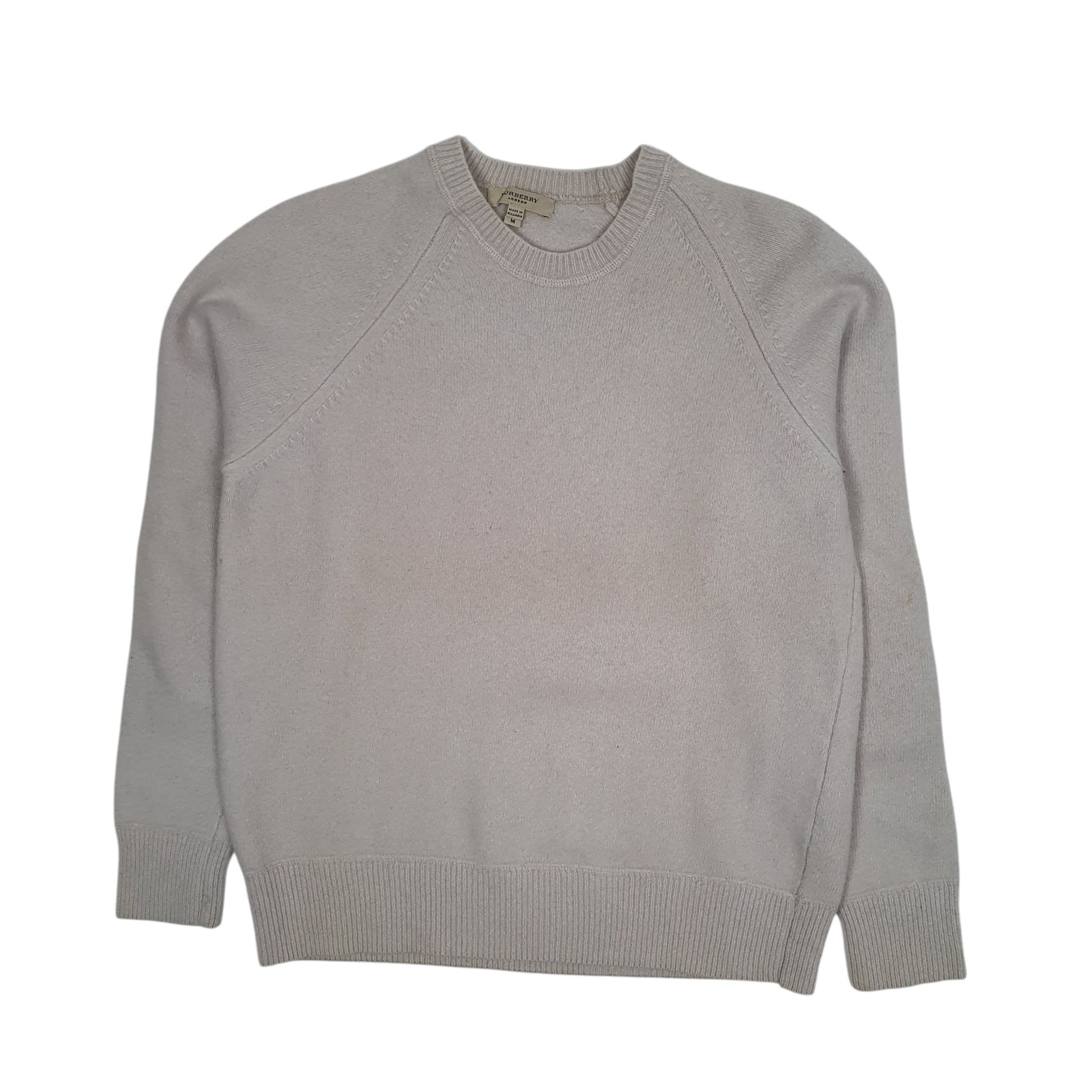 Womens Grey Burberry  Crewneck Jumper