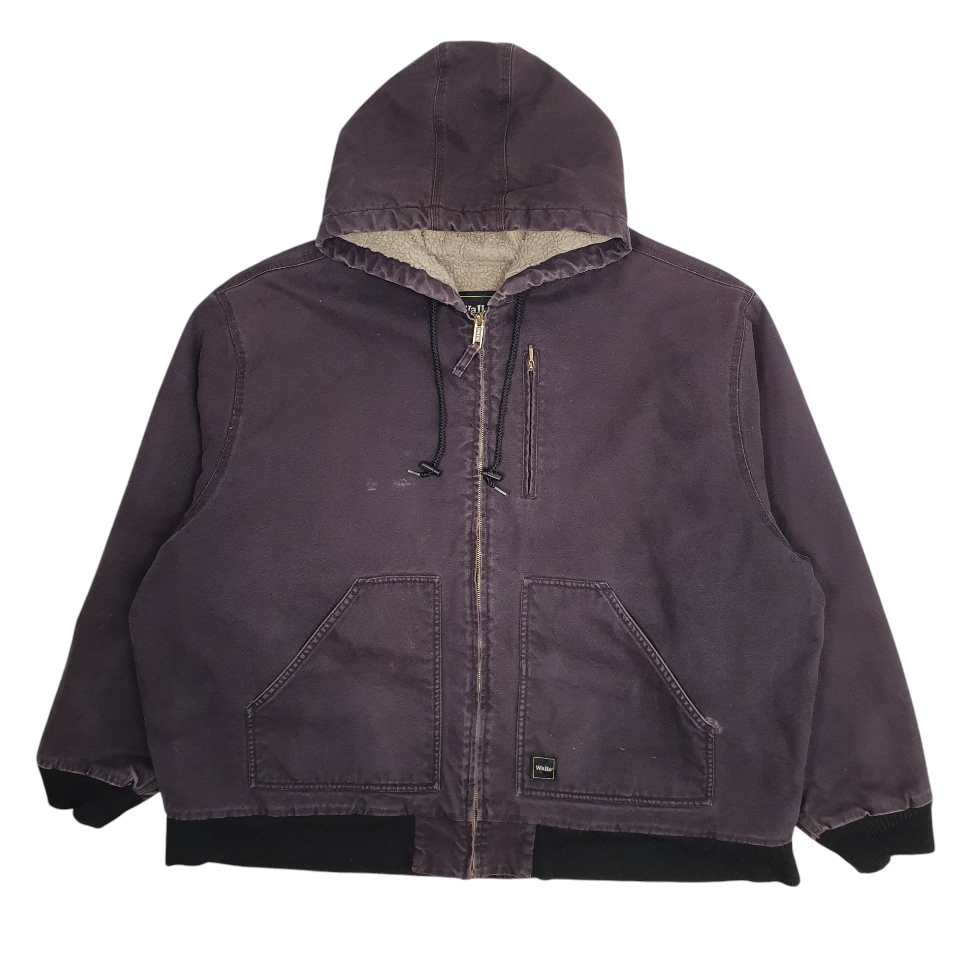 Mens Grey Walls Sherpa Lined Active  Coat