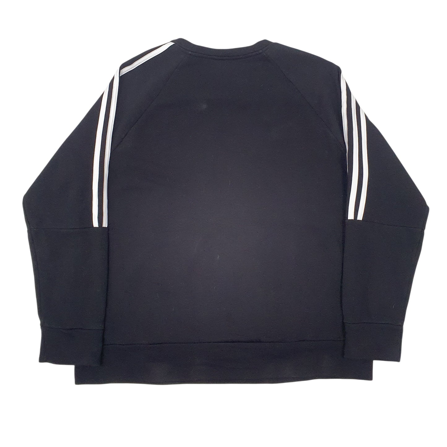 Womens Black Adidas  Crewneck Jumper