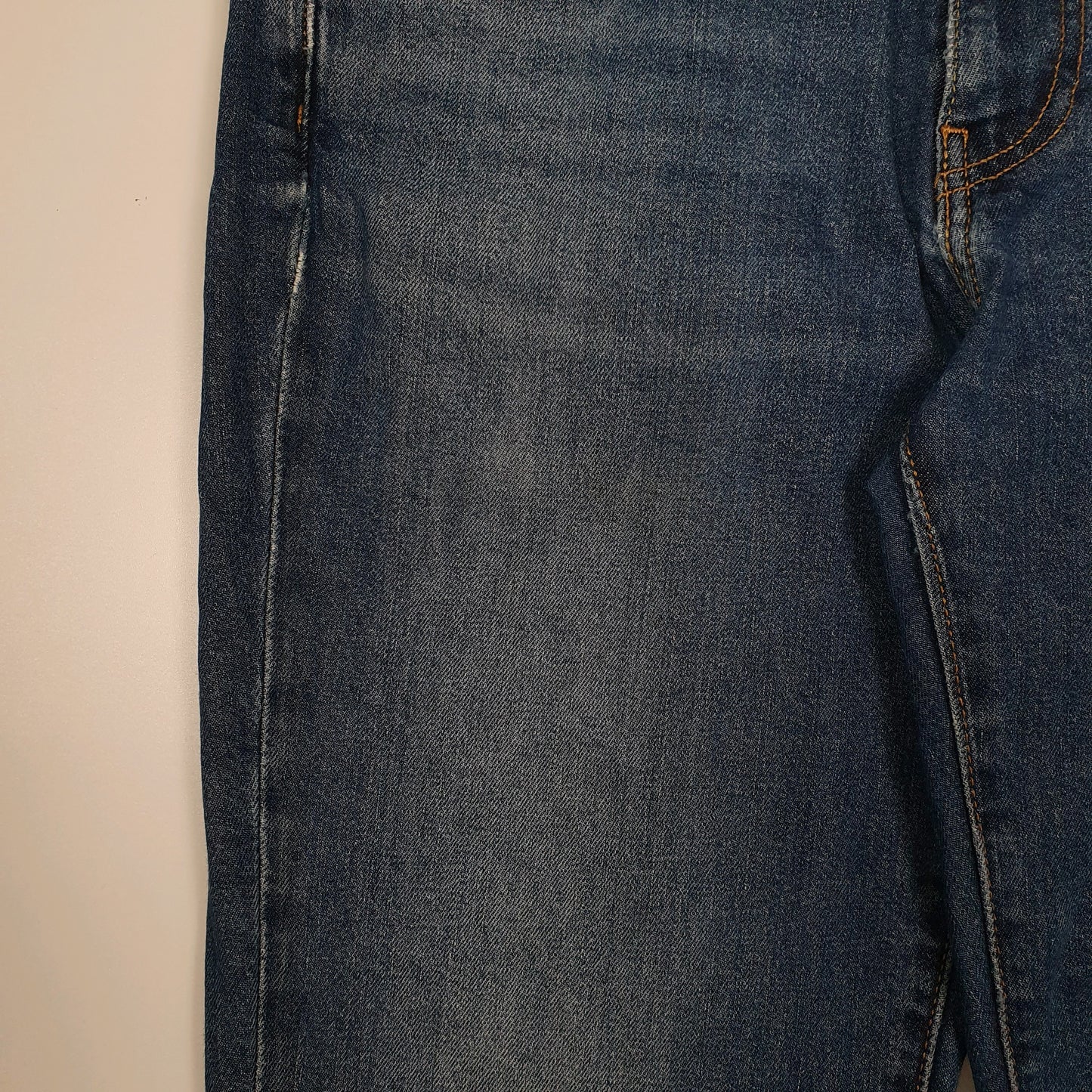 Mens Blue Levis Premium Crewneck Jeans
