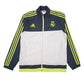 Mens Grey Adidas Real Madrid  Coat