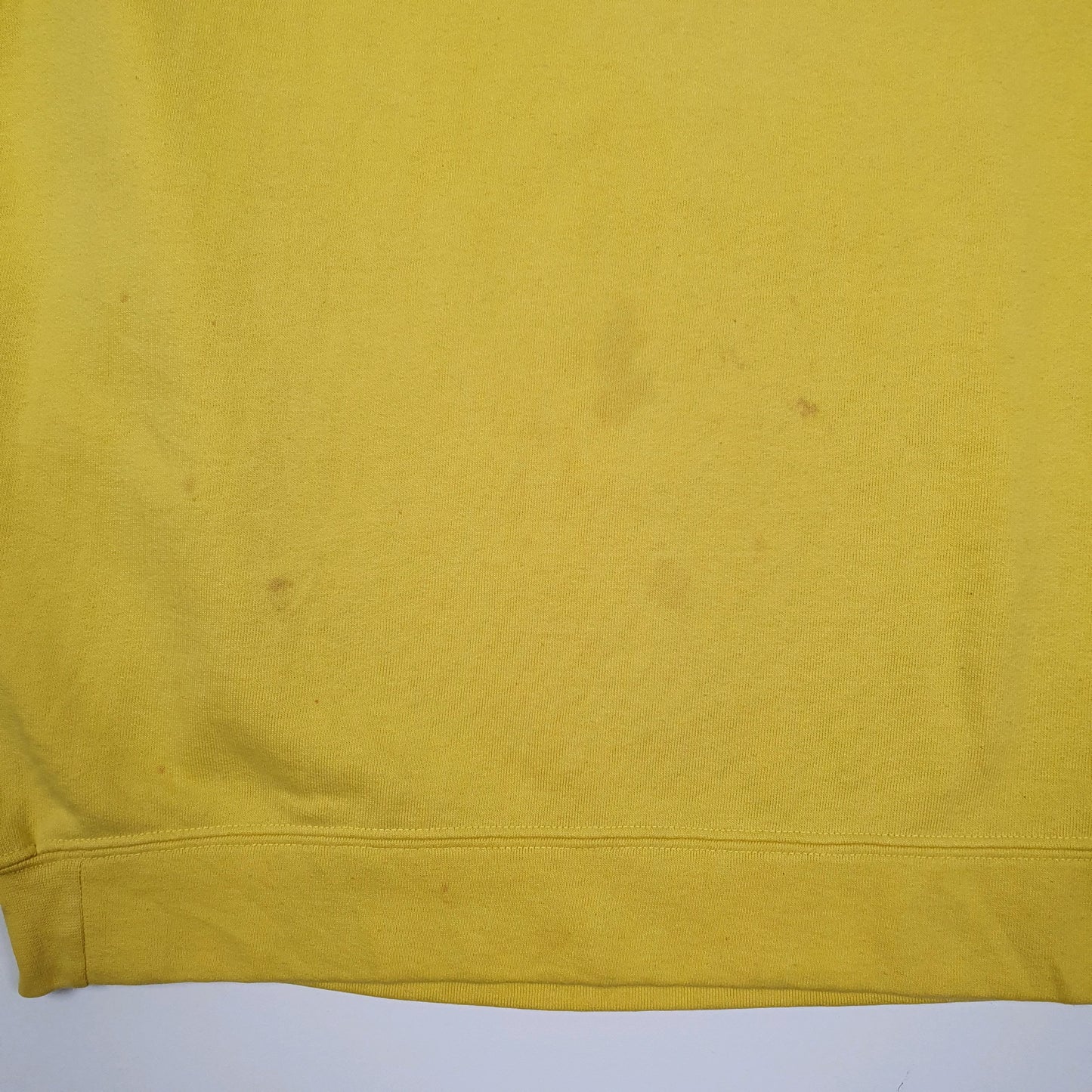 Mens Yellow Puma Vintage 00s Crewneck Jumper