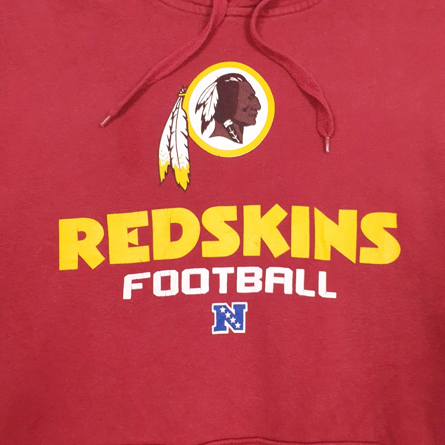 Mens Red NFL Washington Redskins Hoodie Jumper