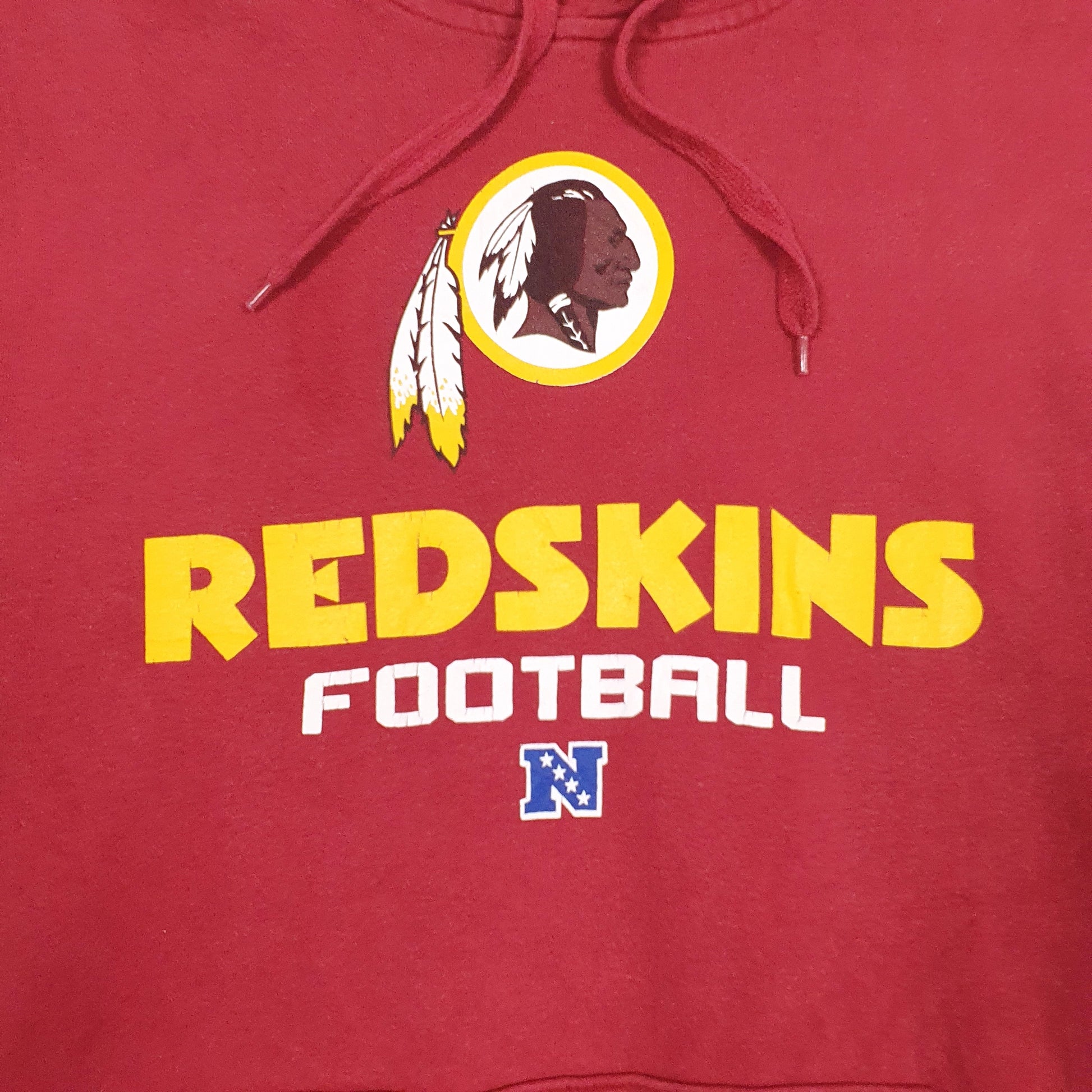 Mens Red NFL Washington Redskins Hoodie Jumper