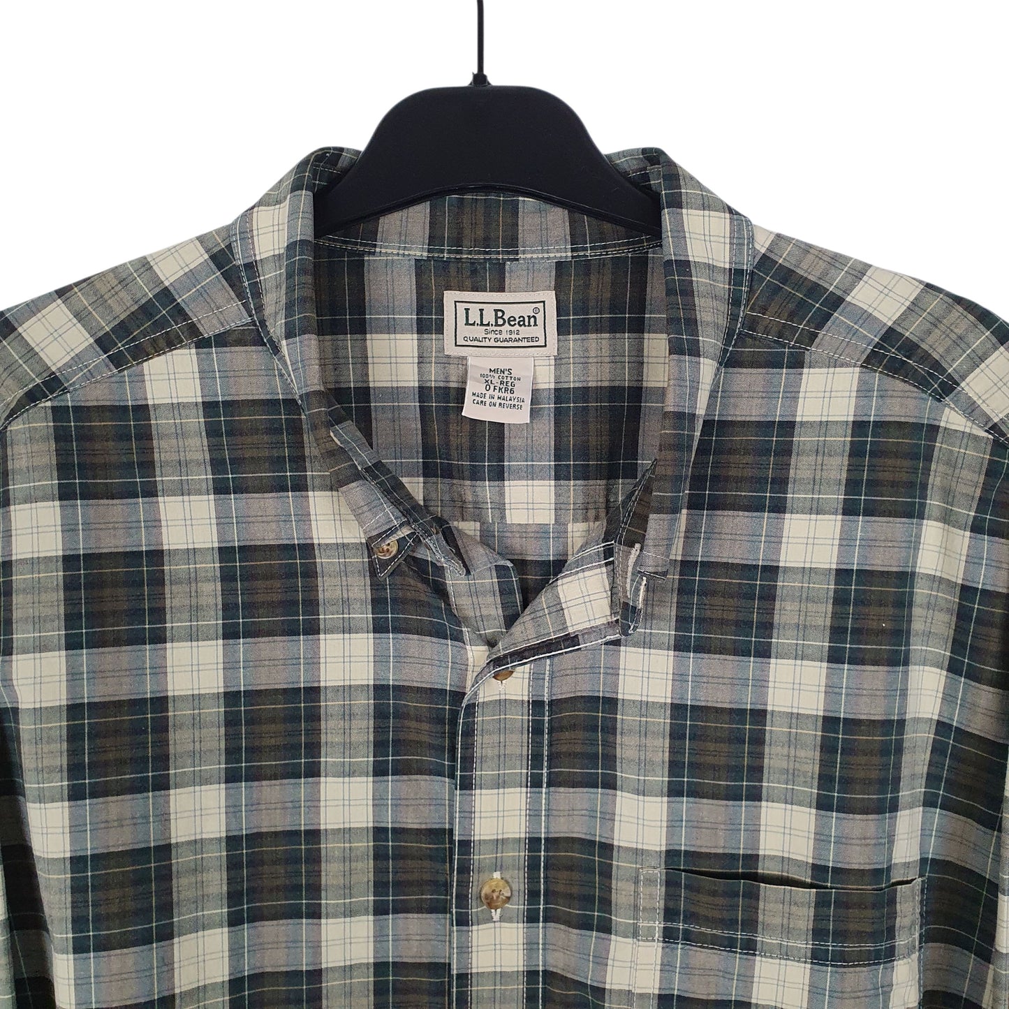 Mens Green L.L.Bean   Shirt