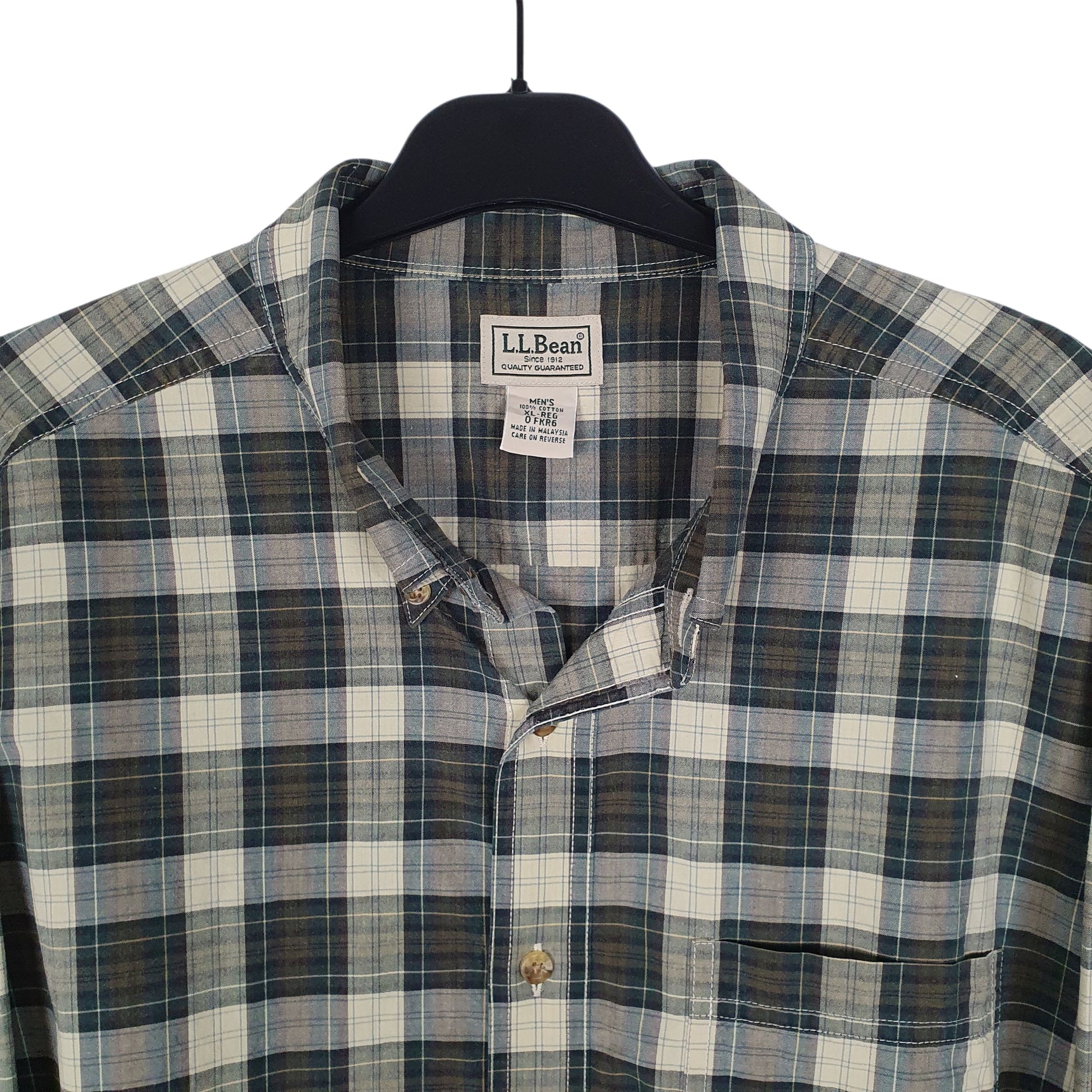 Mens Green L.L.Bean   Shirt