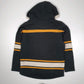 Mens Black Old Time Hockey Boston Bruins NHL Jersey Happy Gilmore Hoodie Jumper