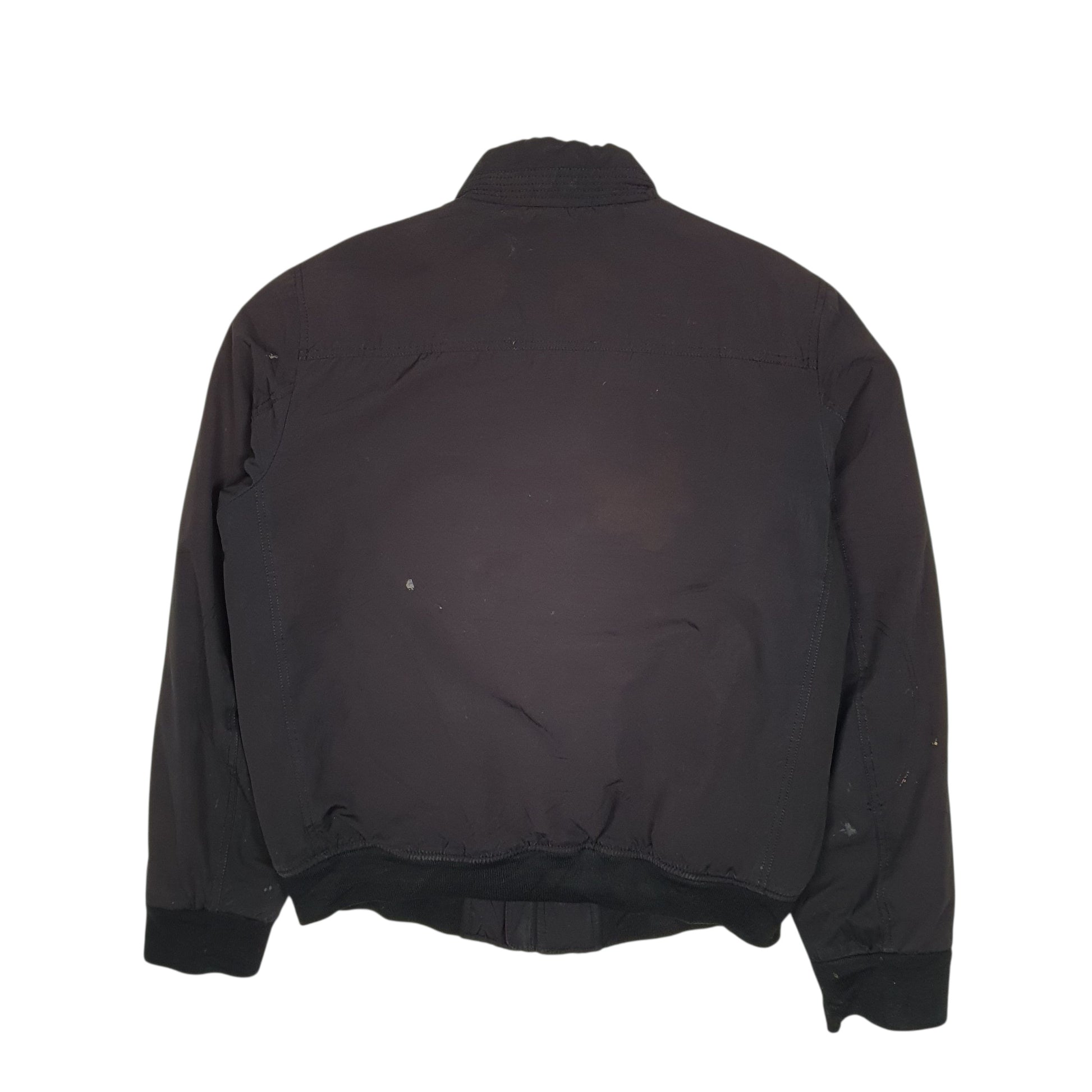 Mens Black Tommy Hilfiger Quilt Lined  Coat