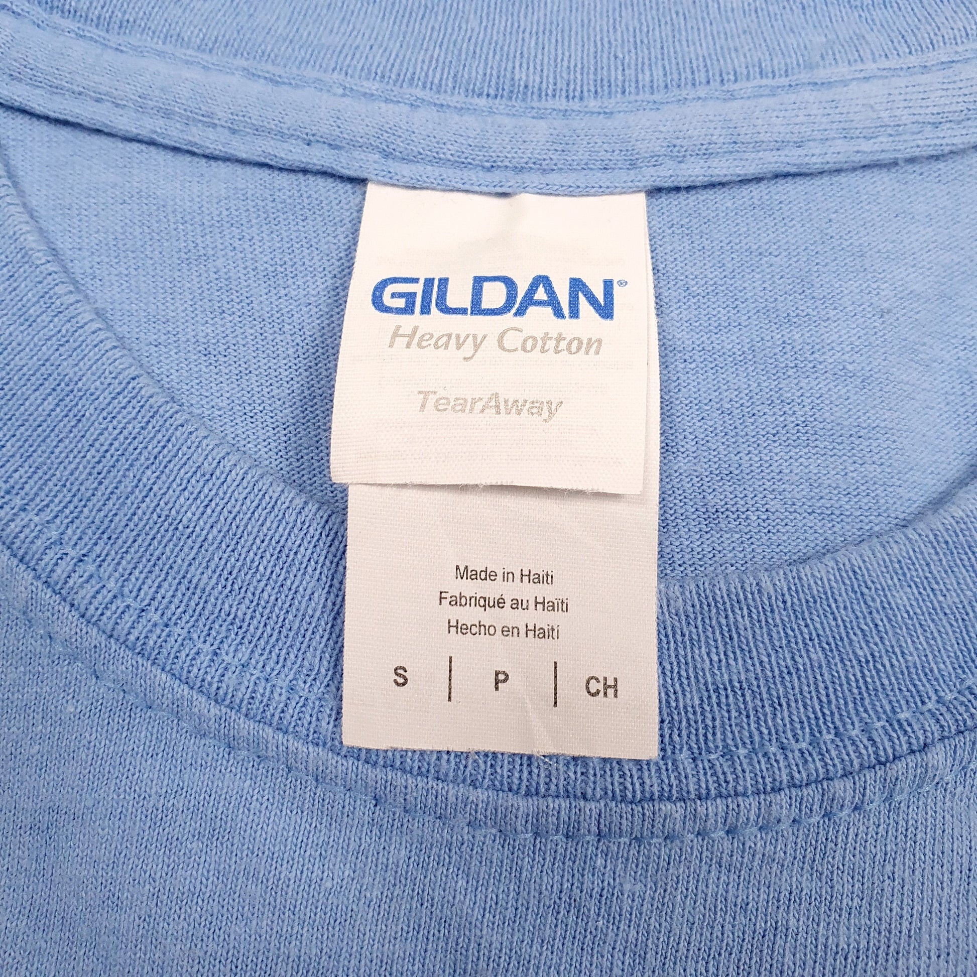 Mens Blue Gildan   T Shirt